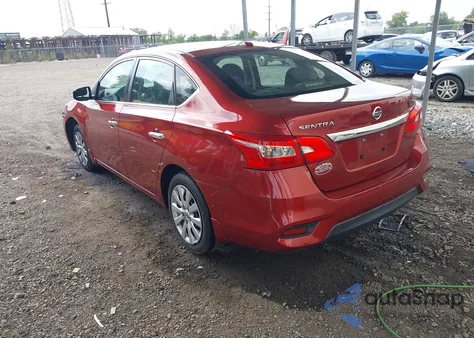 2016 Nissan Sentra Sv из США, поврежденный, VIN 3N1AB7AP5GY239436